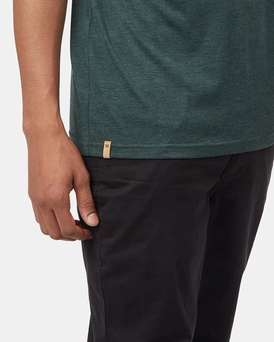 Tentree Logo T-Shirt (Meteorite Black Heather) sold by tentree product image thumbnail 4