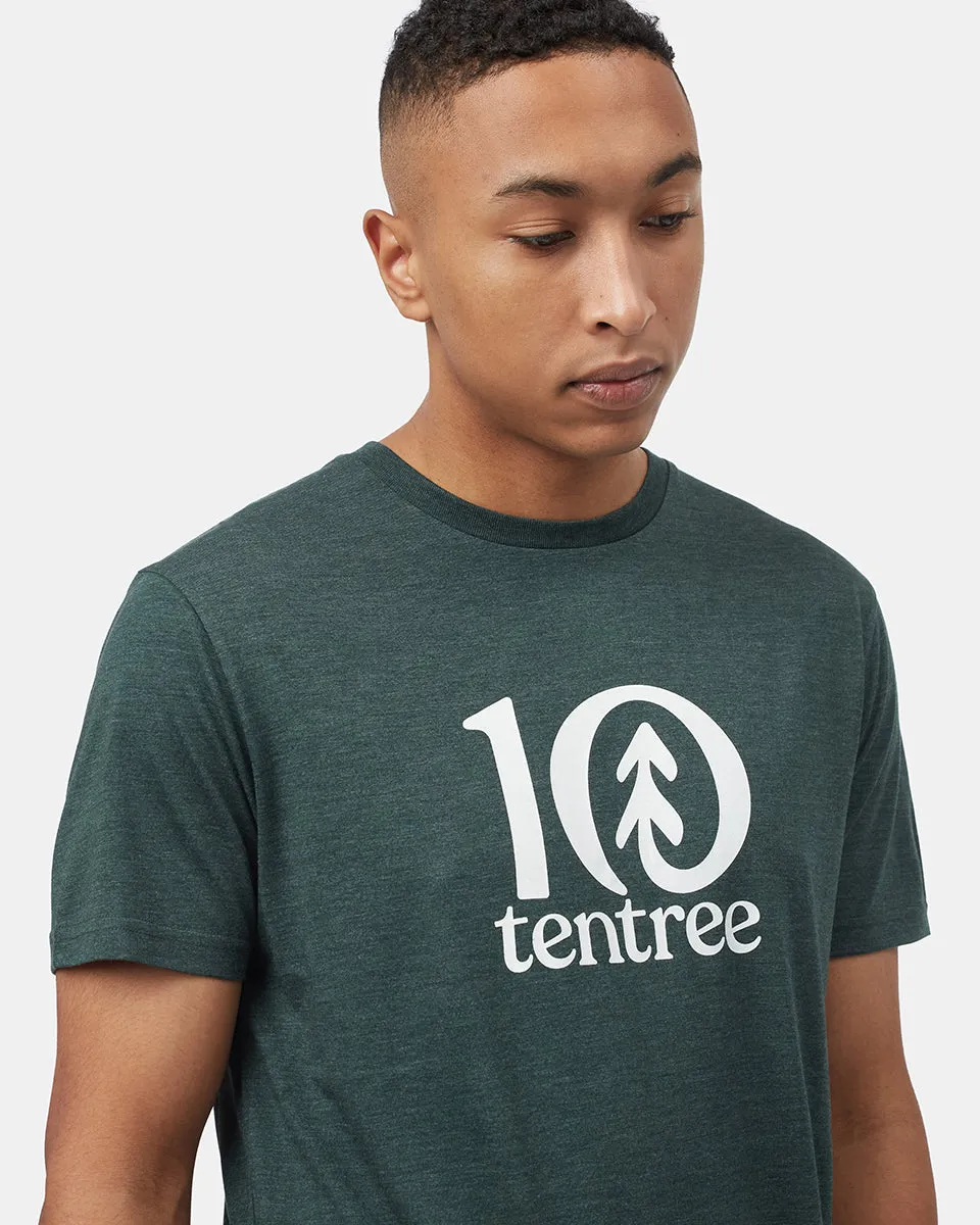 Tentree Logo T-Shirt (Meteorite Black Heather) sold by tentree product image thumbnail 5