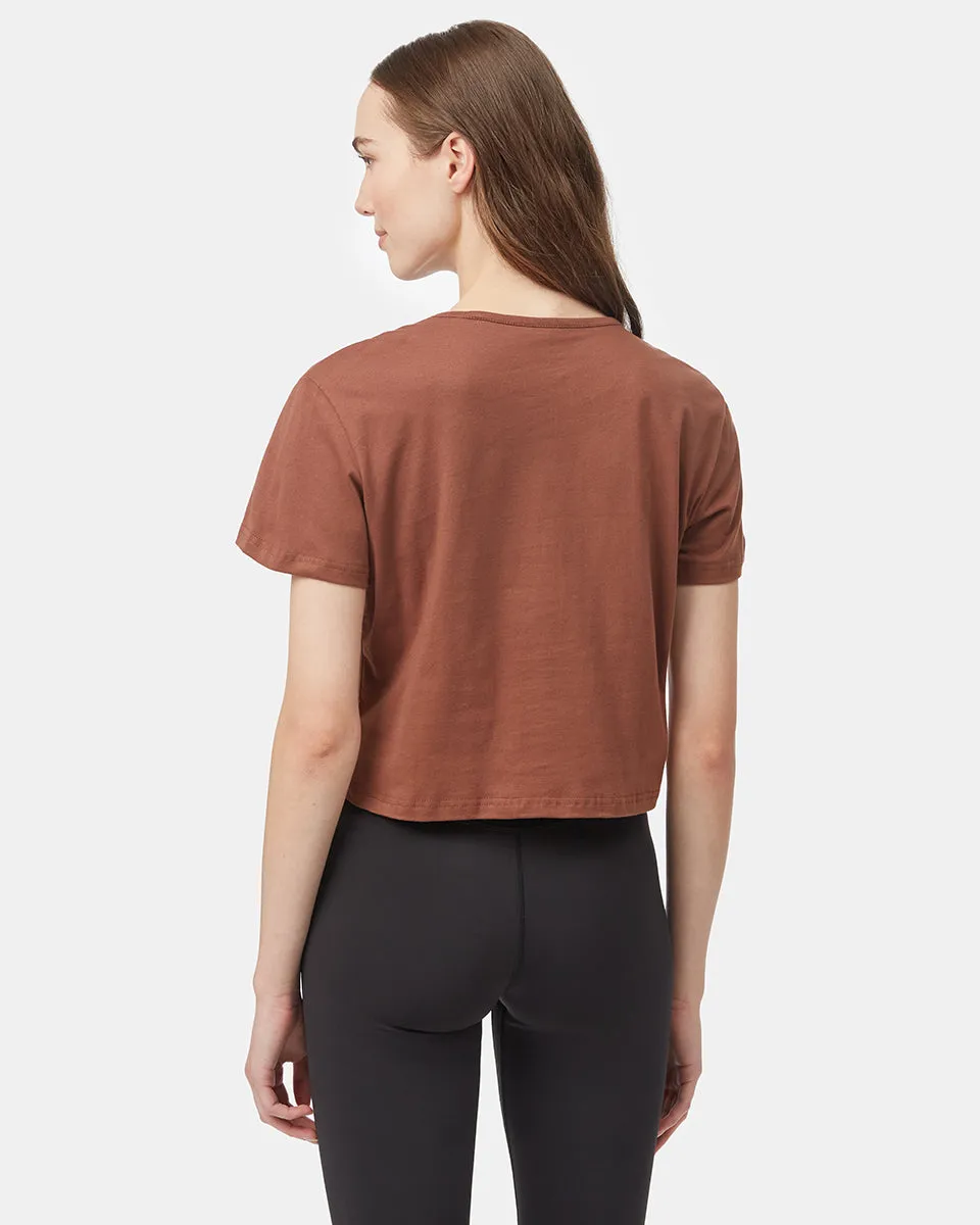Organic Cotton Oversized Cropped T-Shirt sold by tentree product image thumbnail 3
