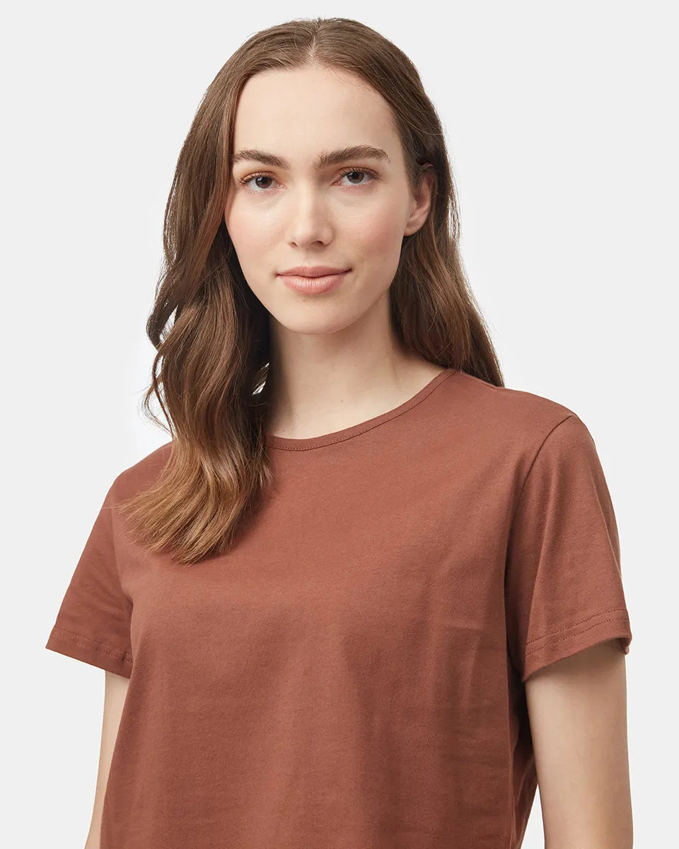 Organic Cotton Oversized Cropped T-Shirt sold by tentree product image thumbnail 4