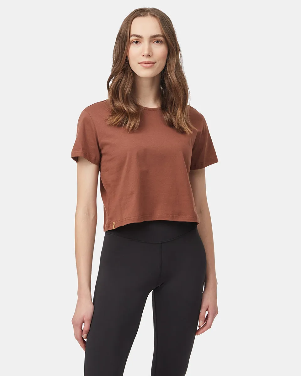 Organic Cotton Oversized Cropped T-Shirt sold by tentree