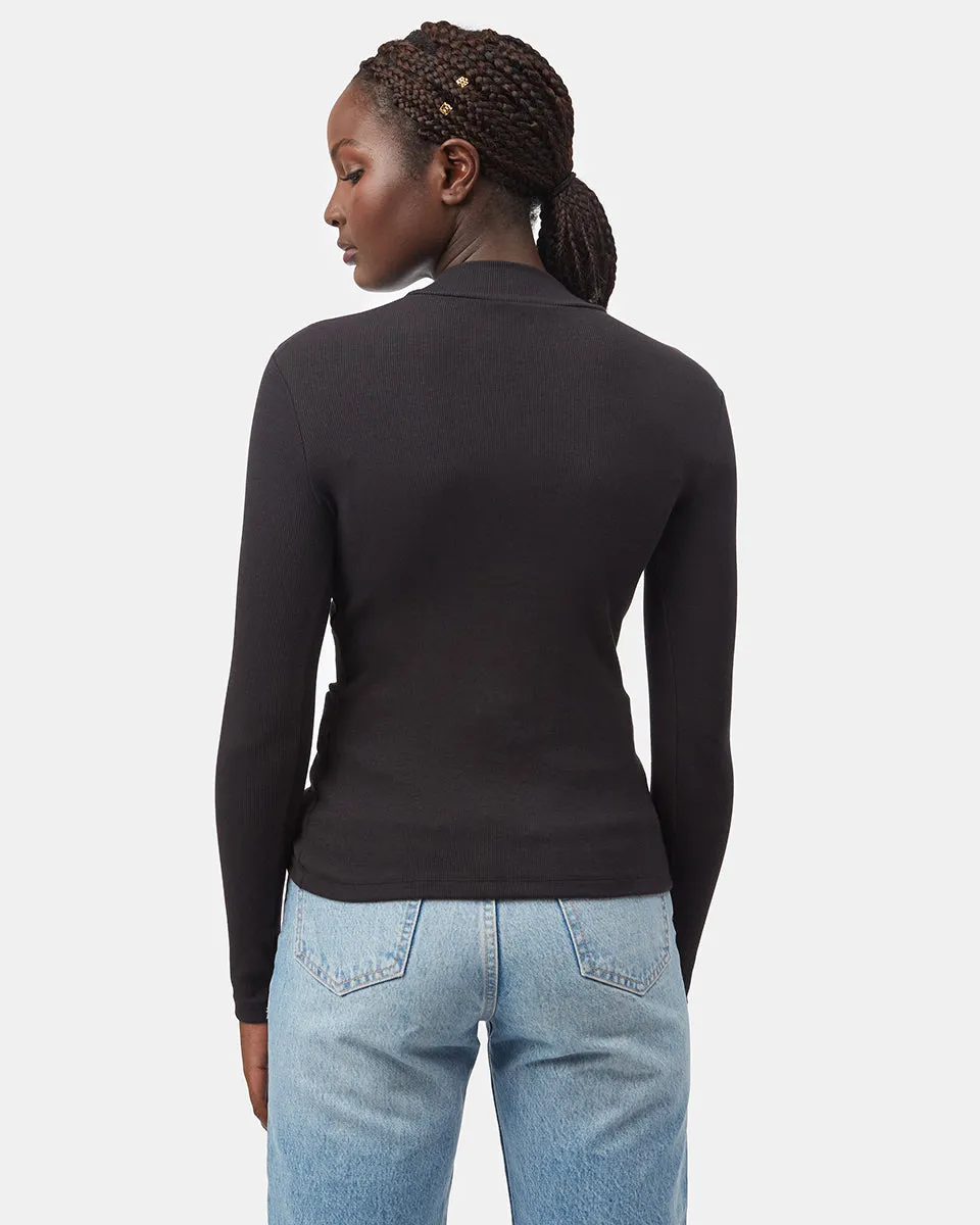 Rib Mock Neck Longsleeve sold by tentree product image thumbnail 3