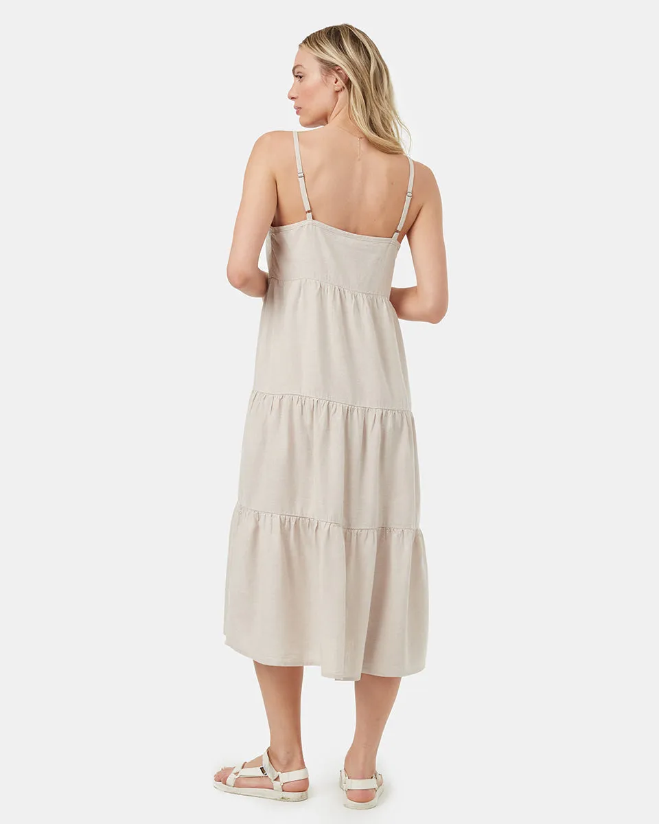 Hemp Tiered Cami Dress sold by tentree product image thumbnail 3