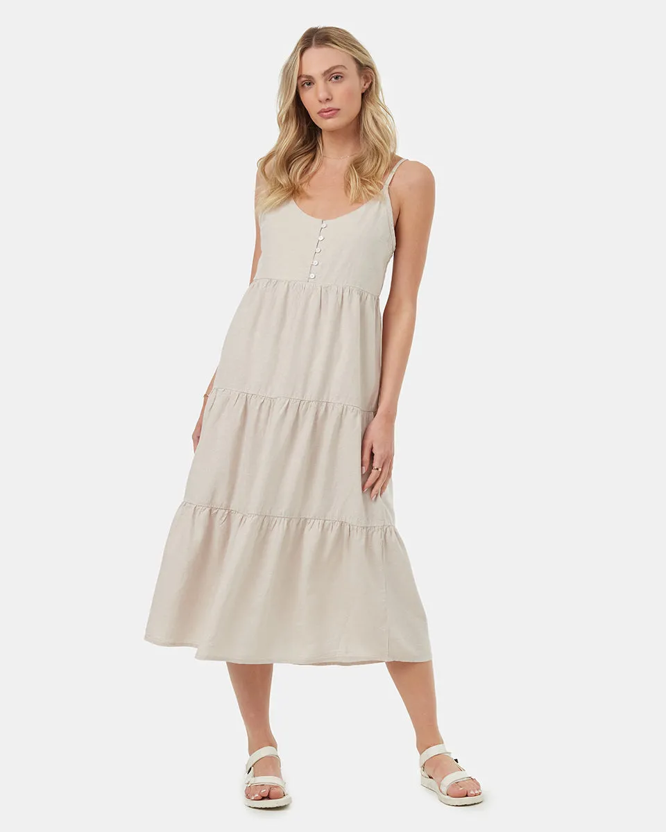 Hemp Tiered Cami Dress sold by tentree product image thumbnail 4