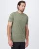 Bike Around Print T-Shirt (Midnight Blue Heather/Tourmaline) sold by tentree