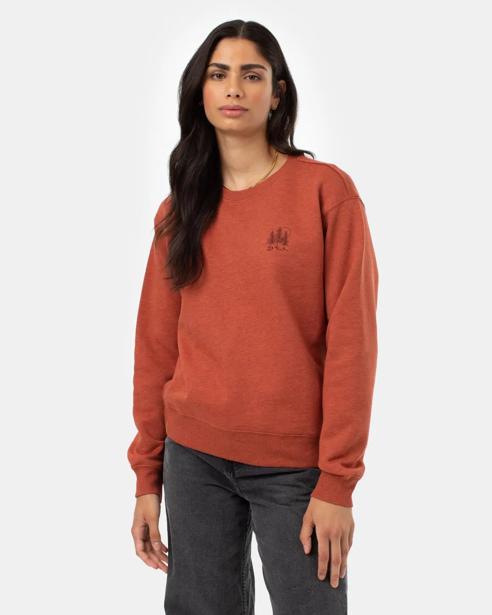 TreeFleece Golden Spruce Forest Crew sold by tentree