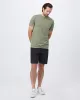 Bike Around Print T-Shirt (Midnight Blue Heather/Tourmaline) sold by tentree