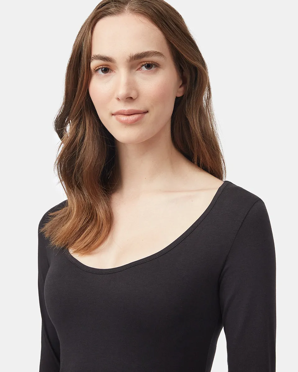 Scoop Neck Longsleeve Bodysuit sold by tentree product image thumbnail 4