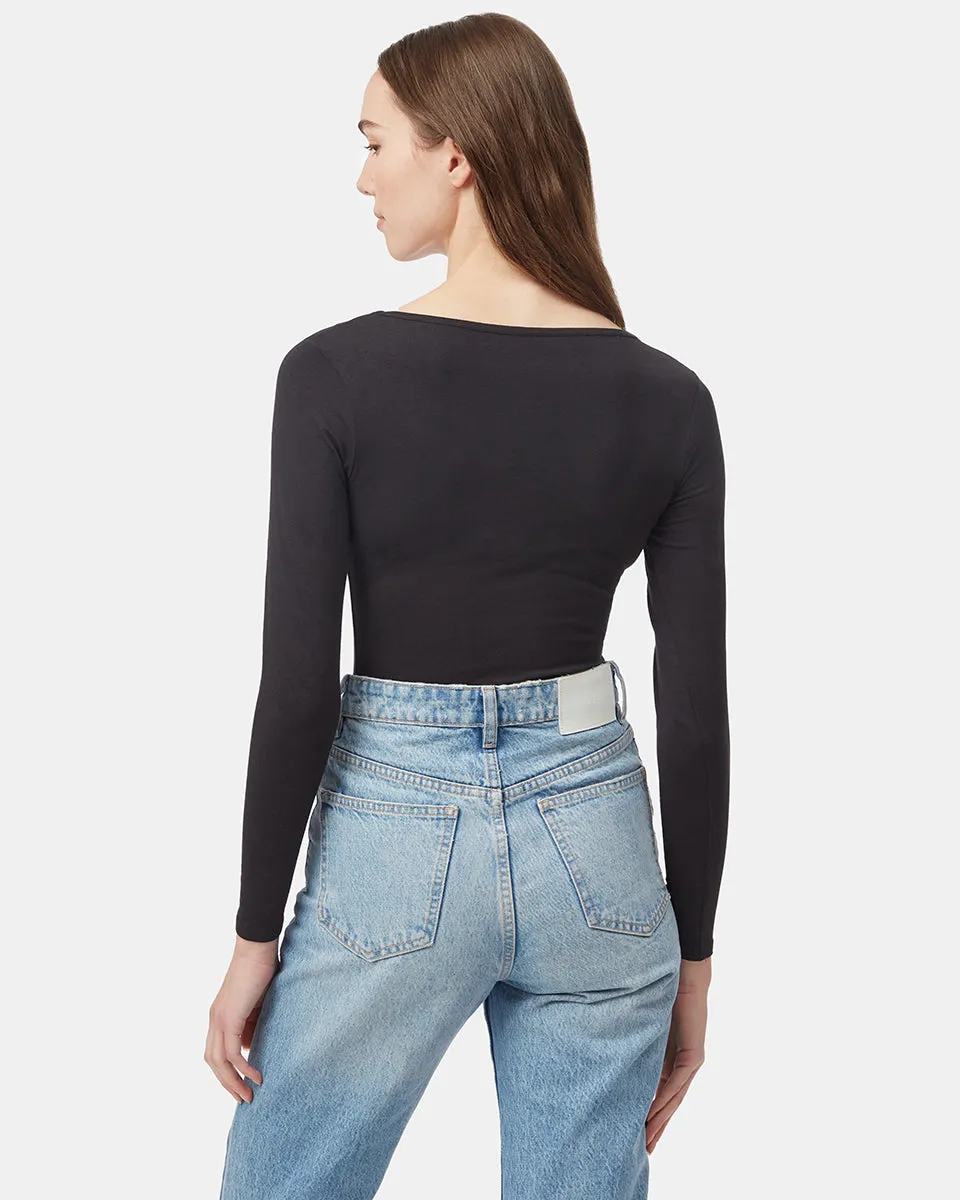 Scoop Neck Longsleeve Bodysuit sold by tentree product image thumbnail 3