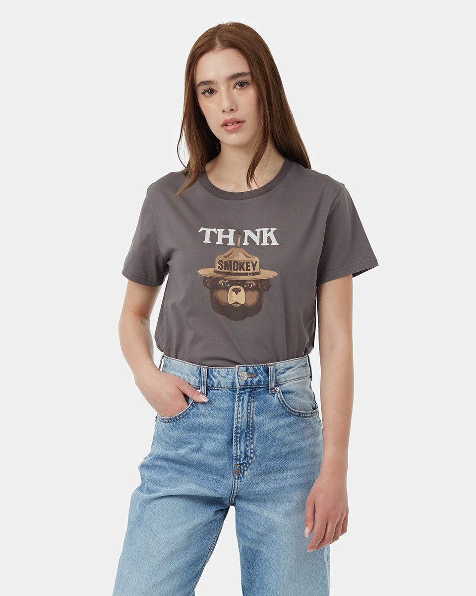 Smokey Bear Think T-Shirt sold by tentree