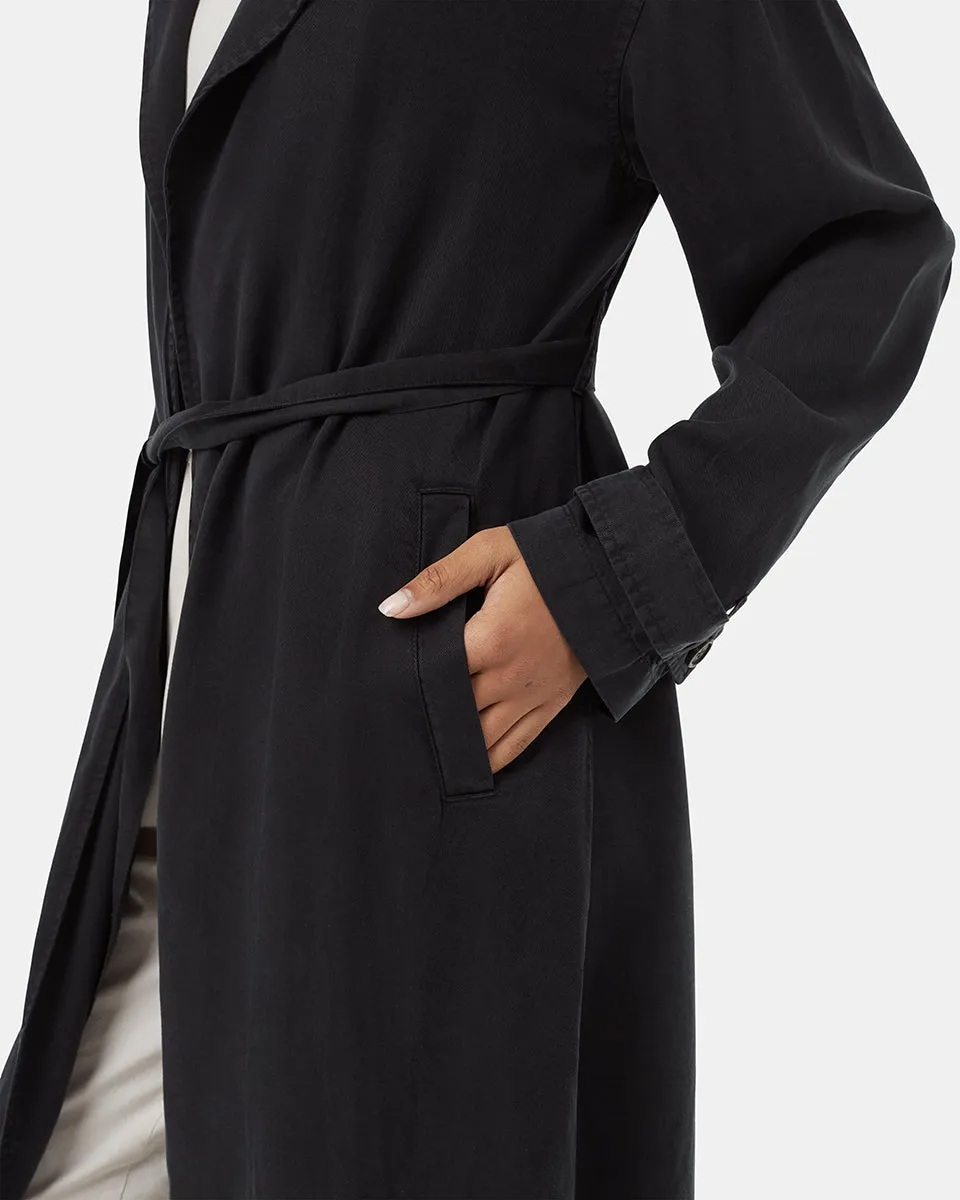Tencel Trench sold by tentree product image thumbnail 4
