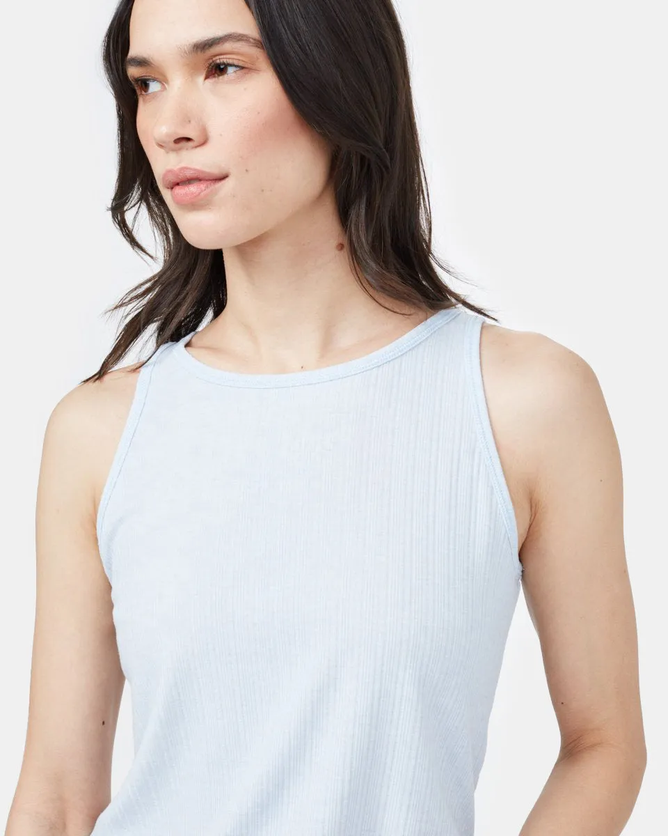 Ribbed High Neck Tank sold by tentree product image thumbnail 5