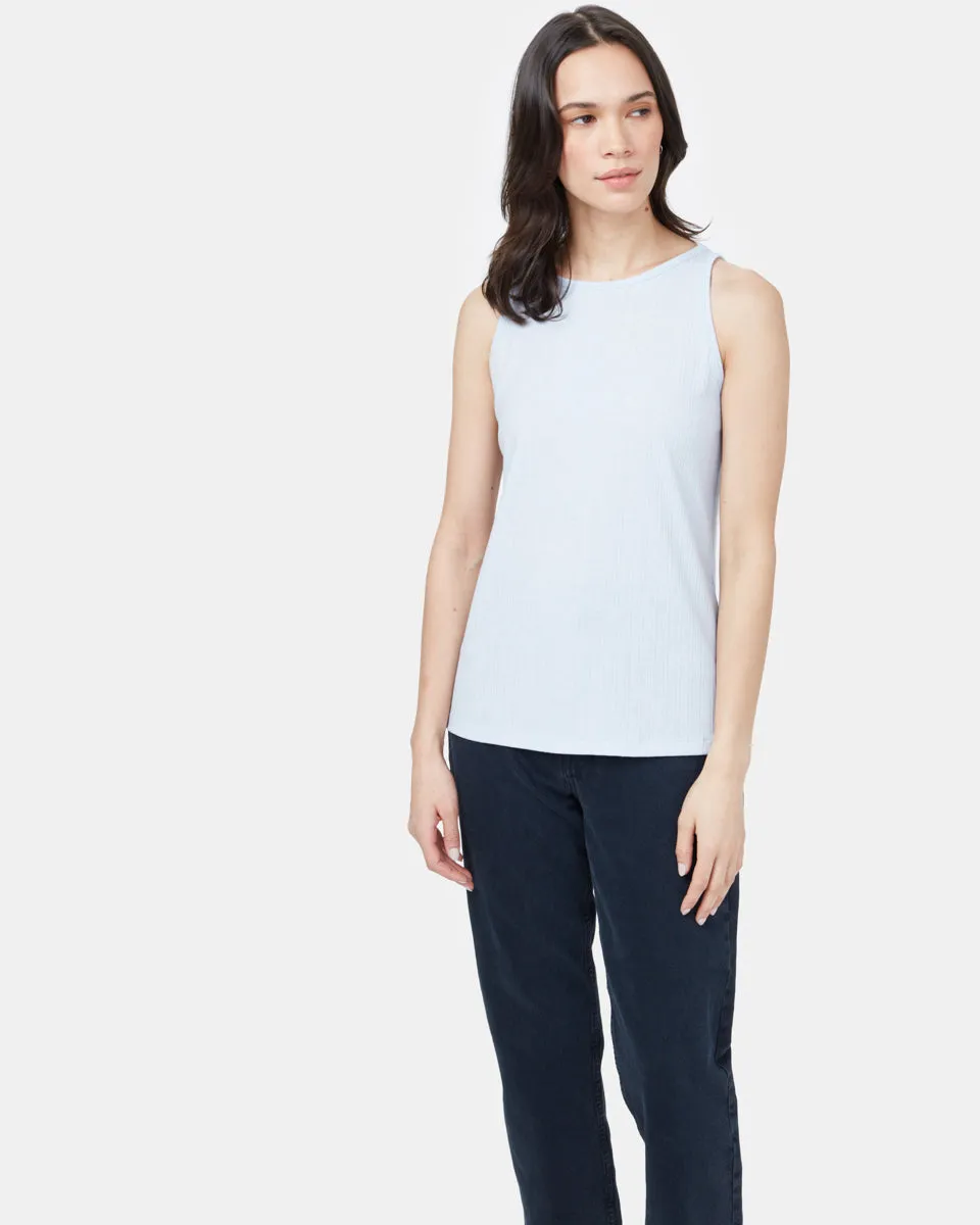 Ribbed High Neck Tank sold by tentree product image thumbnail 2