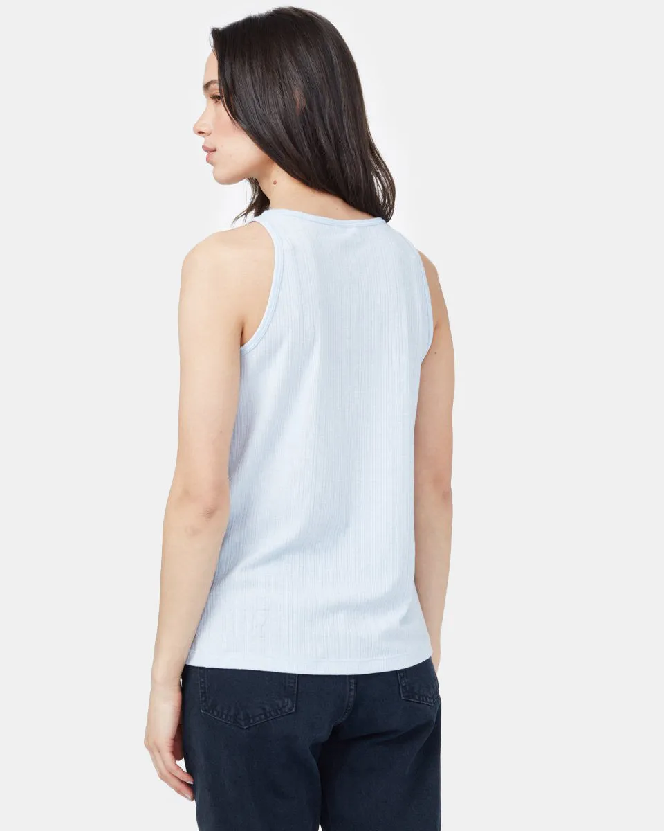 Ribbed High Neck Tank sold by tentree product image thumbnail 3