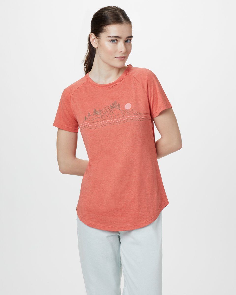 Geo Mountain Raglan T-Shirt sold by tentree product image thumbnail 3