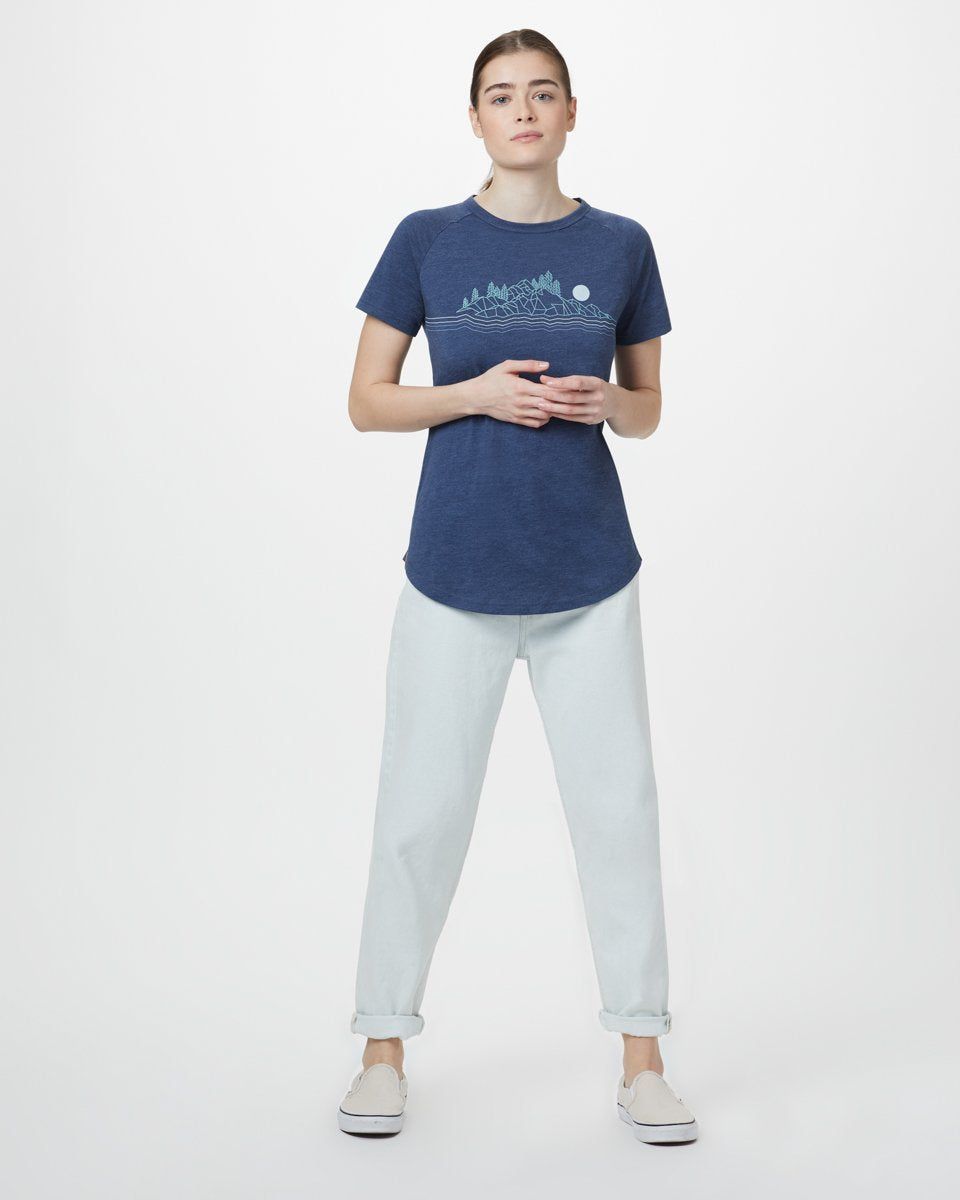 Geo Mountain Raglan T-Shirt sold by tentree product image thumbnail 5