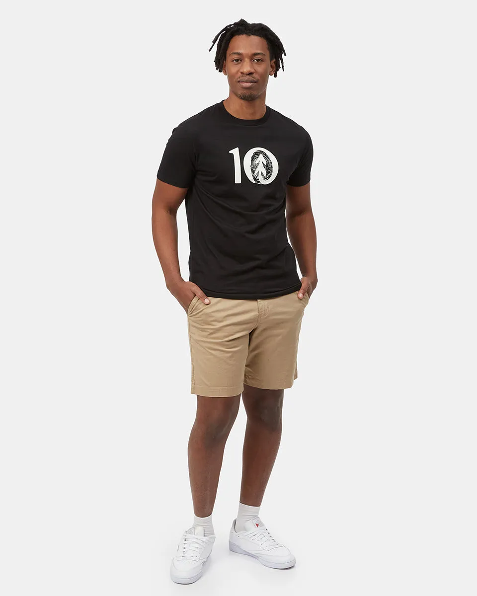 Woodgrain Ten T-Shirt sold by tentree