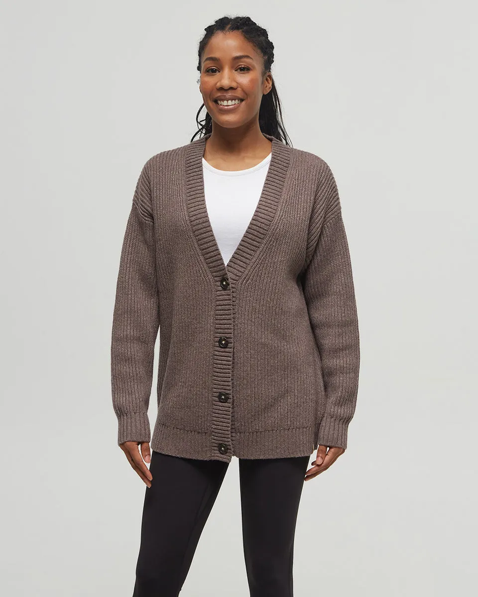 Highline Oversized Button Cardigan sold by tentree