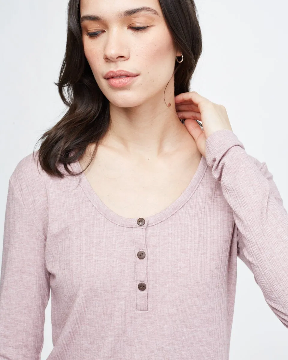 Ribbed Henley Longsleeve sold by tentree product image thumbnail 3
