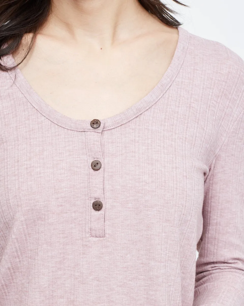 Ribbed Henley Longsleeve sold by tentree product image thumbnail 4