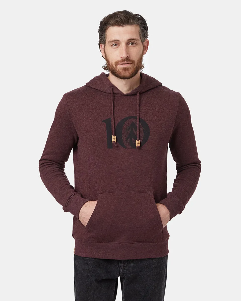 Woodgrain Ten Hoodie (Meteorite Black Heather) sold by tentree product image thumbnail 2