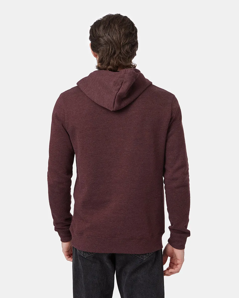 Woodgrain Ten Hoodie (Meteorite Black Heather) sold by tentree product image thumbnail 3