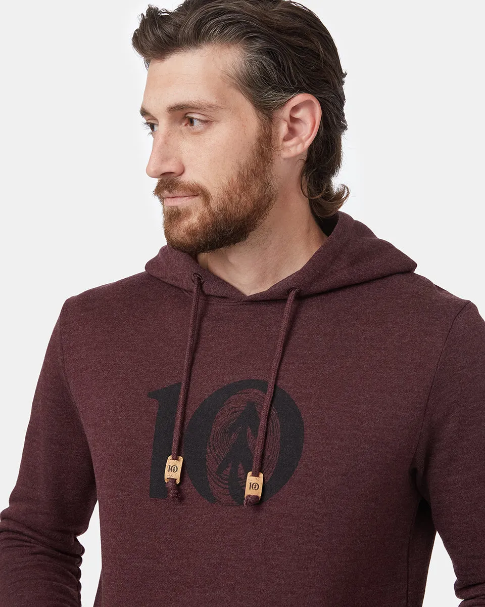 Woodgrain Ten Hoodie (Meteorite Black Heather) sold by tentree product image thumbnail 4