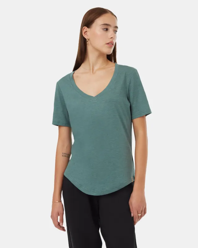 TreeBlend V-Neck T-Shirt sold by tentree