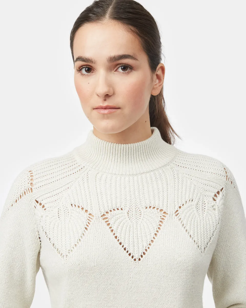 Highline Pointelle Turtleneck Sweater sold by tentree product image thumbnail 4