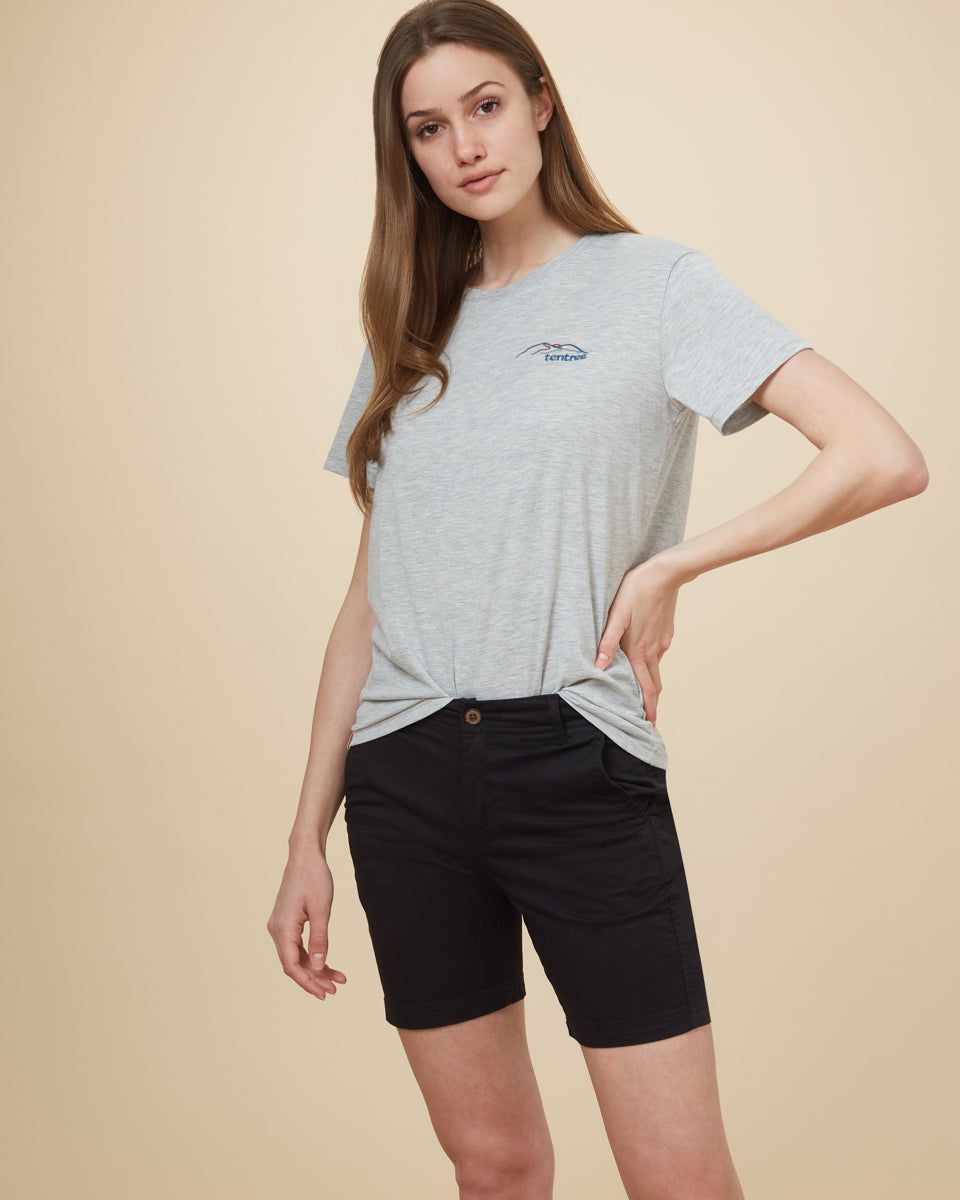 Peru Wordmark Mountain T-shirt sold by tentree