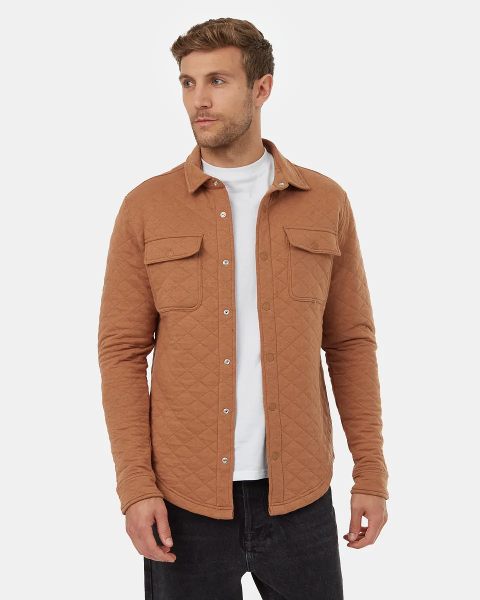 Quilted Colville Overshirt sold by tentree