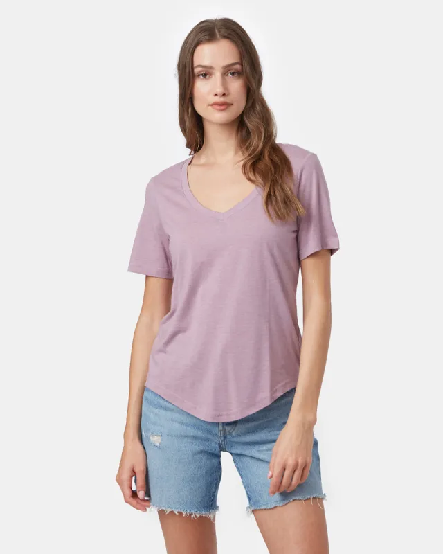 TreeBlend V-Neck T-Shirt sold by tentree