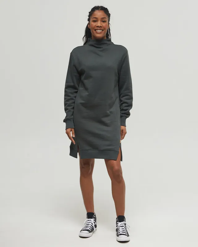 TreeFleece Mock Neck Sweatshirt Dress sold by tentree
