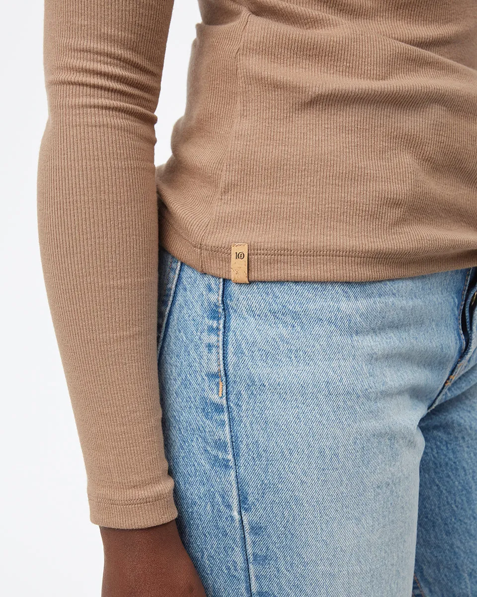 Rib Mock Neck Longsleeve sold by tentree product image thumbnail 5