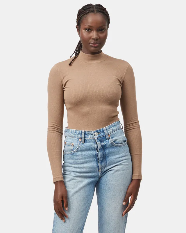 Rib Mock Neck Longsleeve sold by tentree