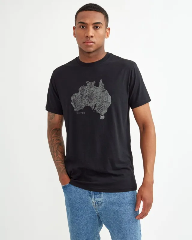 Australia Woodgrain T-Shirt sold by tentree
