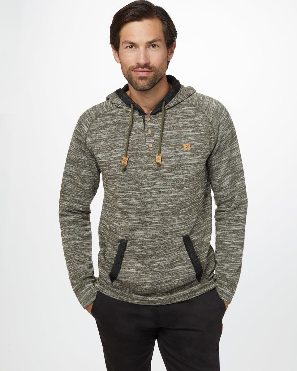 M Irvin Hooded Henley sold by tentree