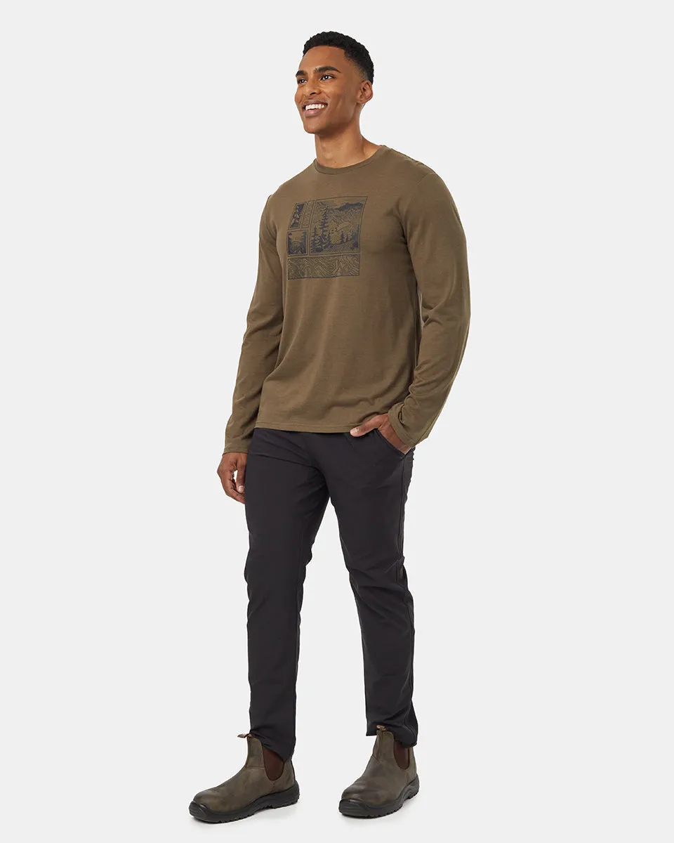 Topography Stamp Longsleeve sold by tentree product image thumbnail 2