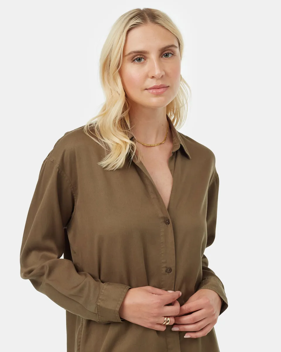 Oversized Shirt Dress sold by tentree product image thumbnail 4