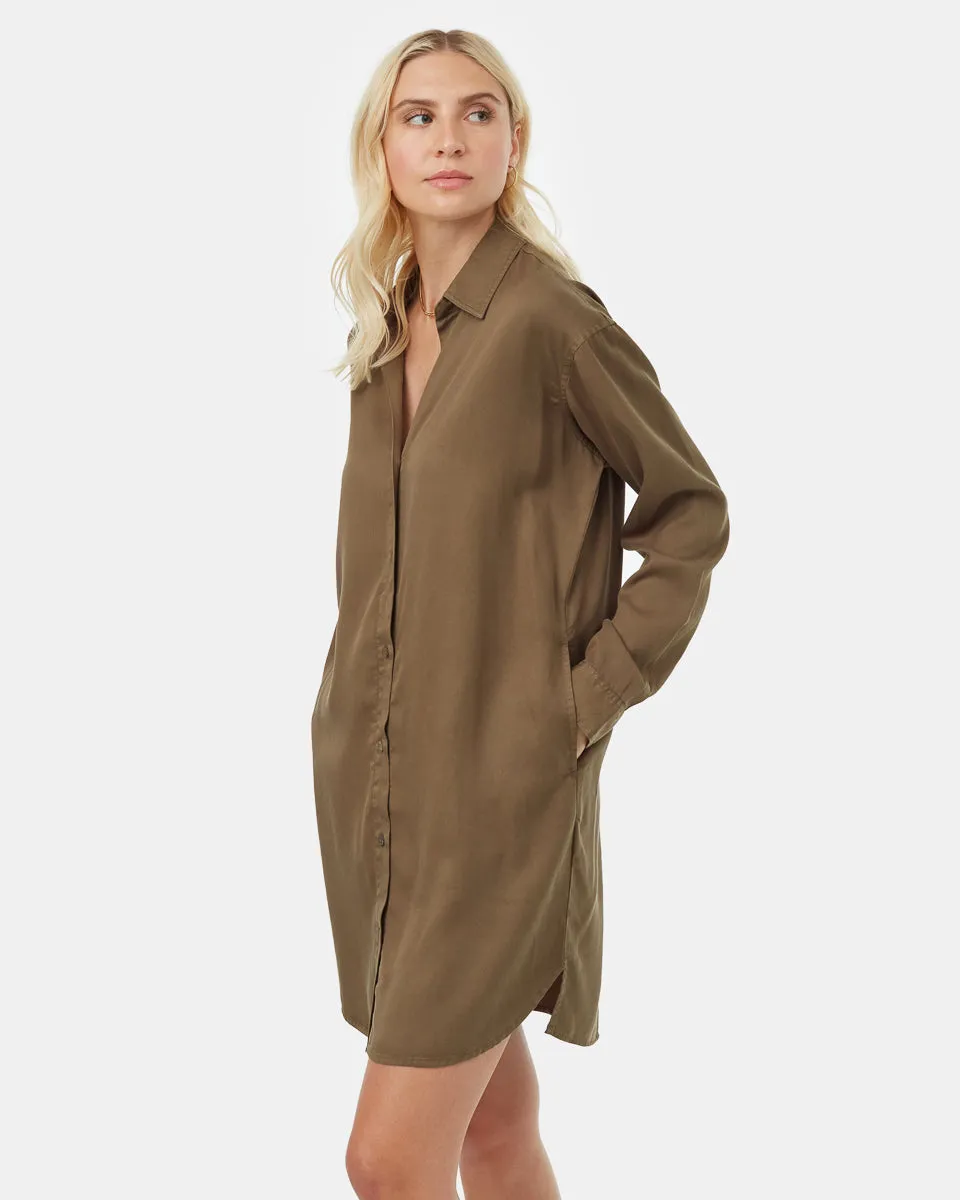 Oversized Shirt Dress sold by tentree