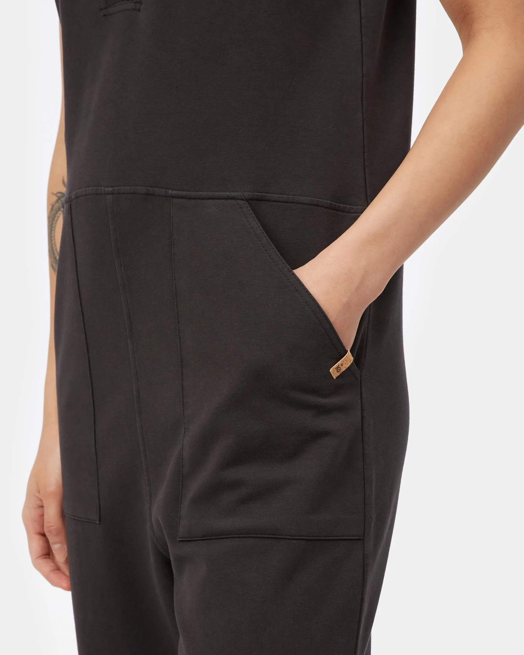 French Terry V-Neck Jumpsuit sold by tentree product image thumbnail 5