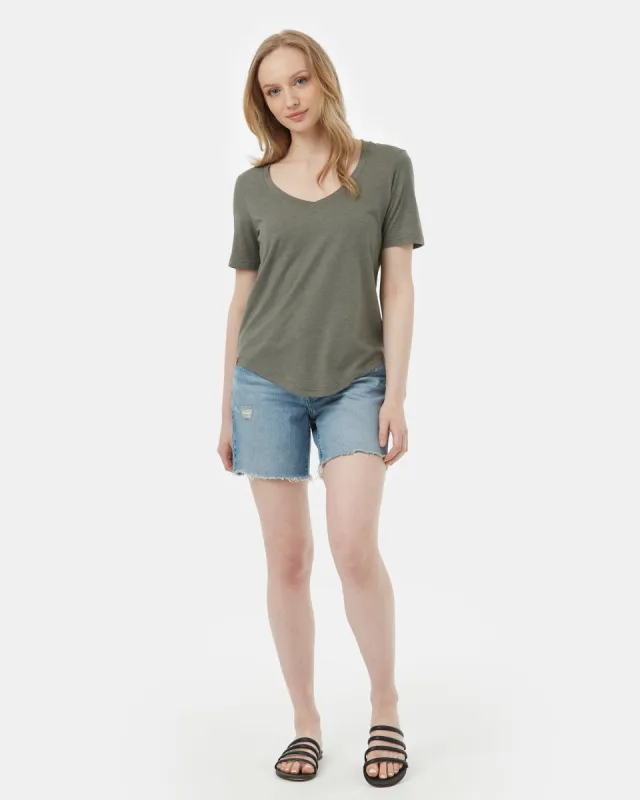 TreeBlend V-Neck T-Shirt sold by tentree