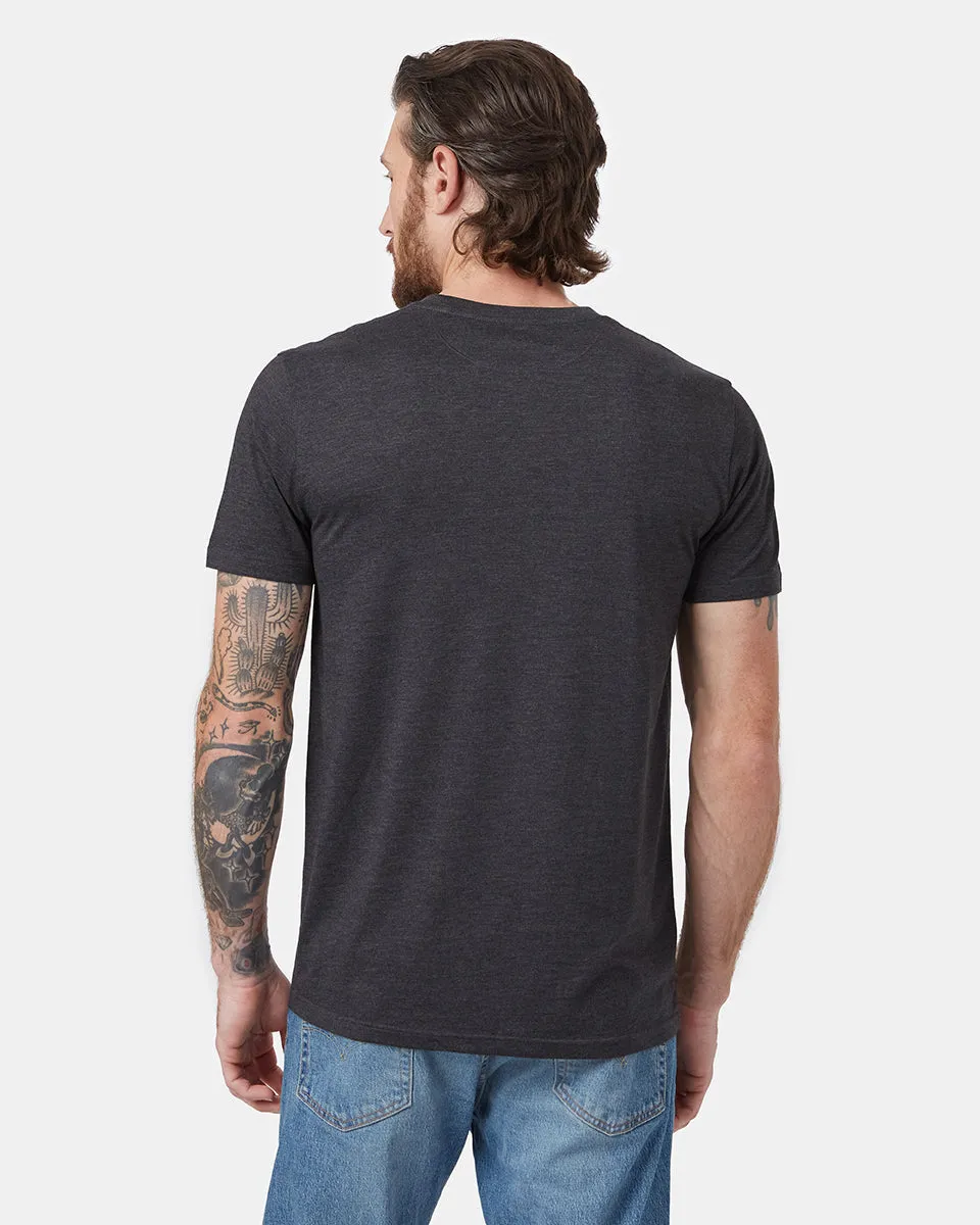 Tentree Logo T-Shirt (Meteorite Black Heather) sold by tentree product image thumbnail 3