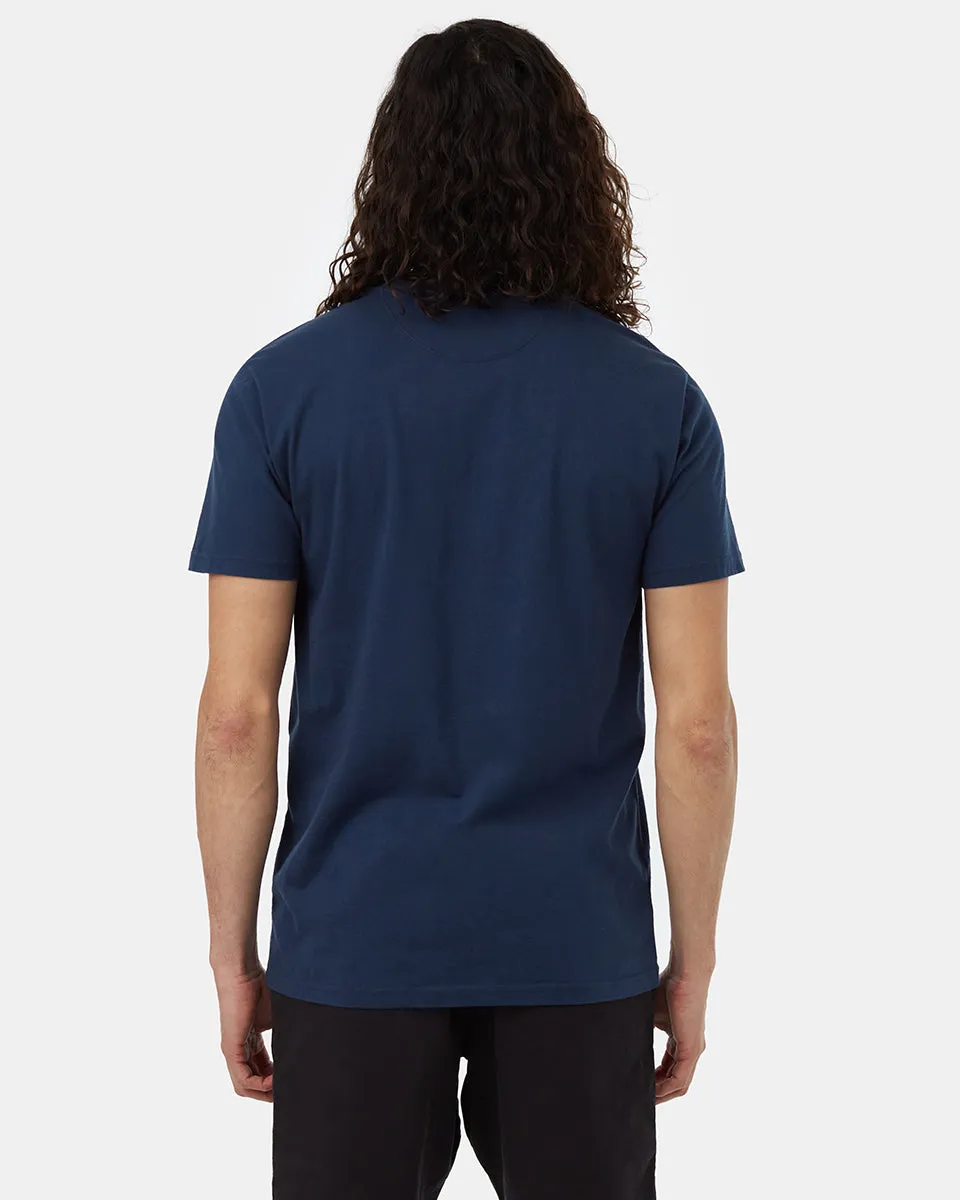 Nothing Ventured T-Shirt (Midnight Blue/Silver Cloud Grey) sold by tentree product image thumbnail 3