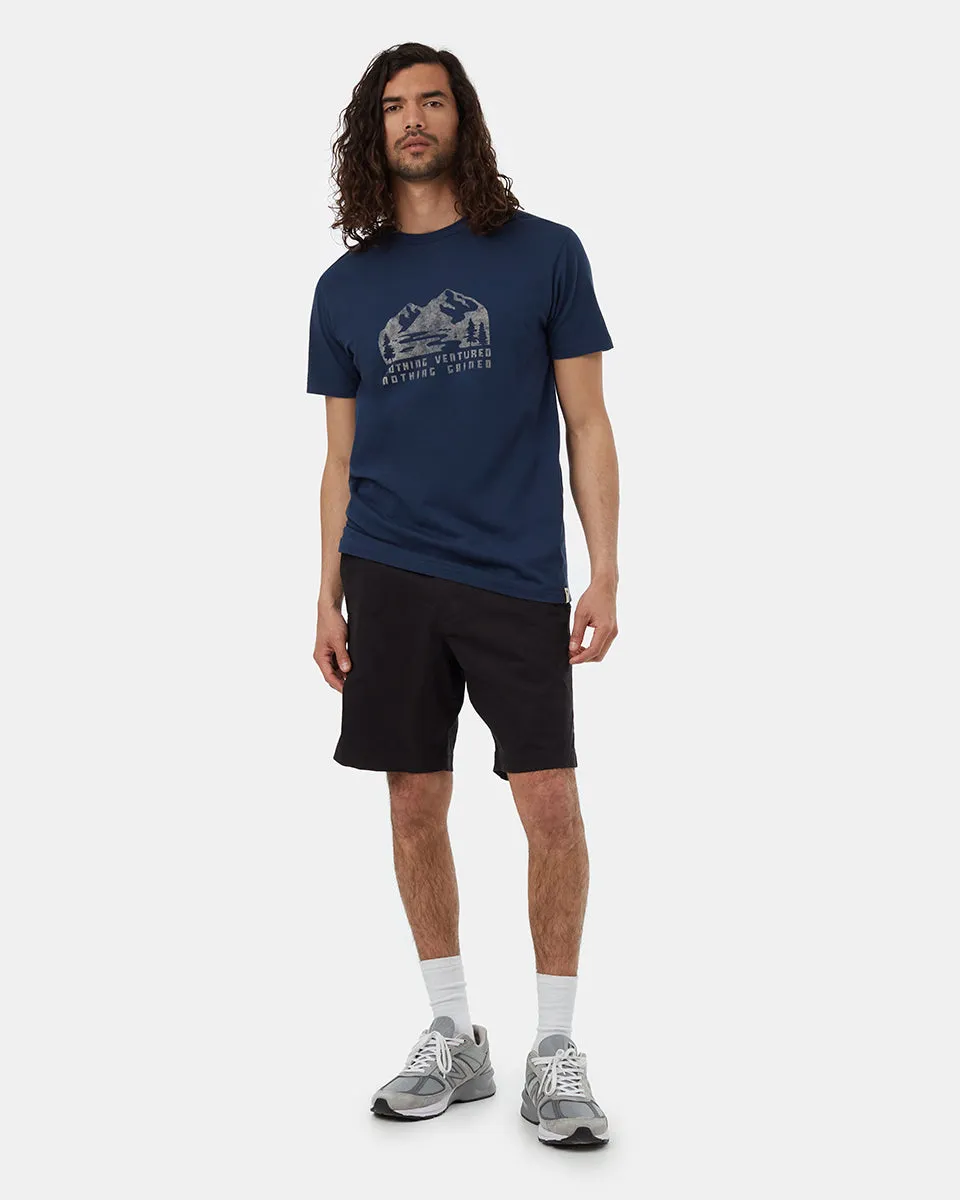 Nothing Ventured T-Shirt (Midnight Blue/Silver Cloud Grey) sold by tentree product image thumbnail 2