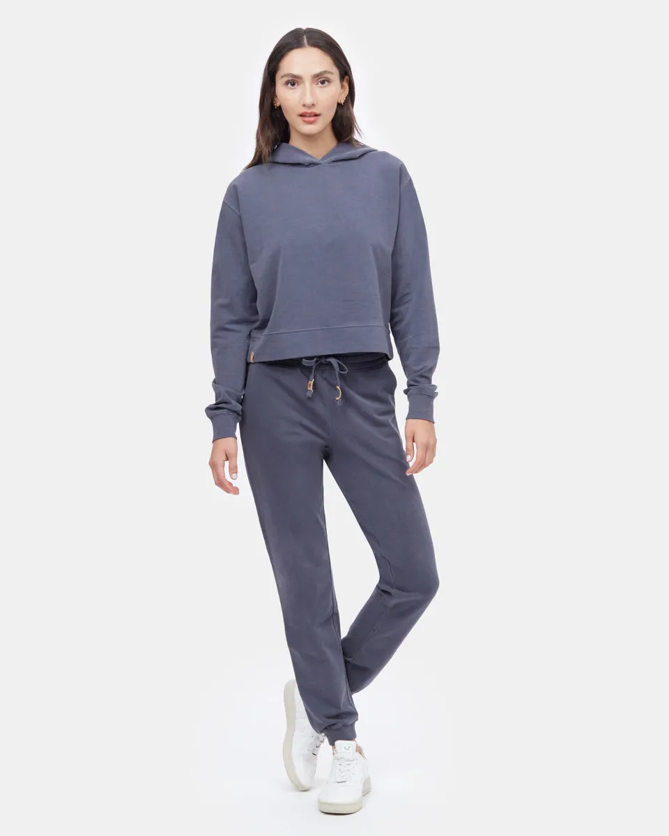 French Terry Cropped Hoodie sold by tentree