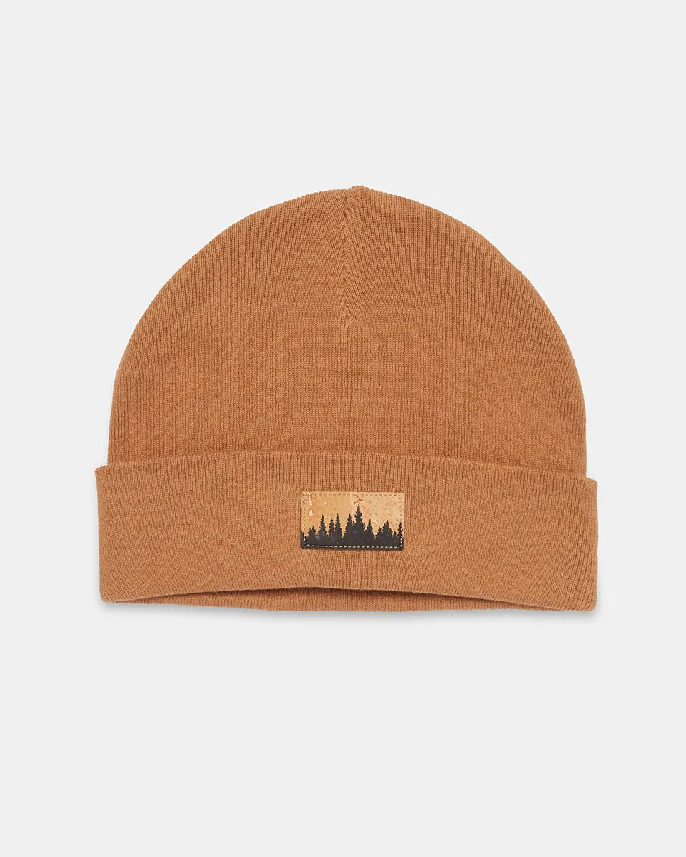 Juniper Cork Patch Beanie sold by tentree