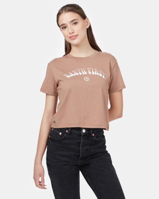 Earth First Oversized T-Shirt sold by tentree