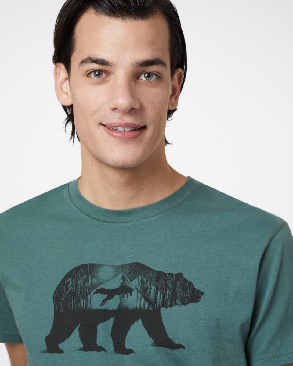 M Den Cotton Classic T-Shirt sold by tentree product image thumbnail 3
