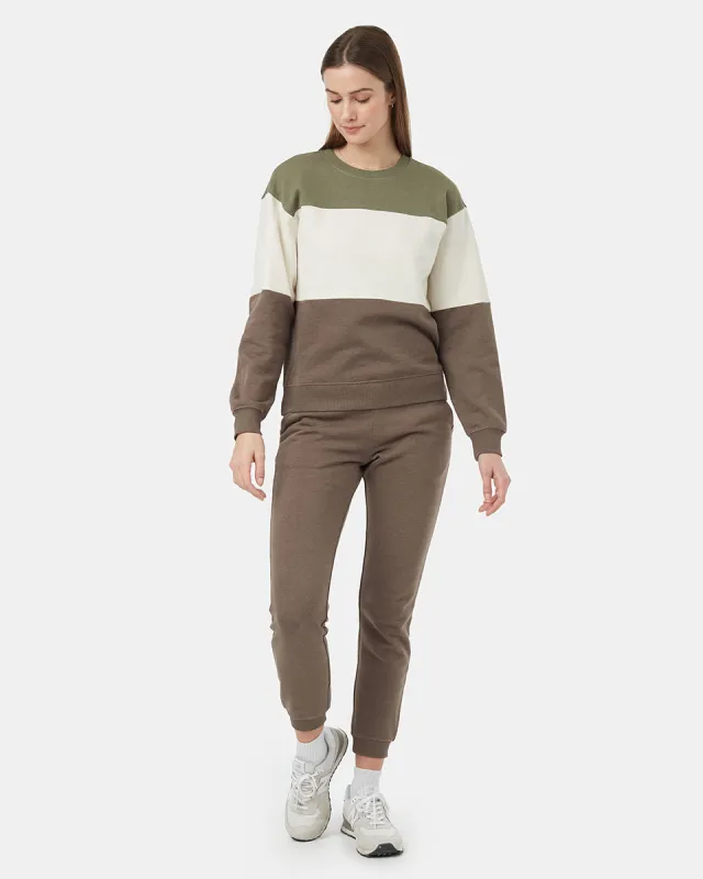 Treefleece Blocked Crew sold by tentree